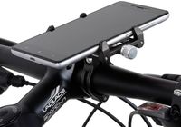 GUB - Universele Fiets Telefoonhouder - Smartphone - Zwart - Aluminium
