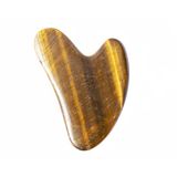 Ruben Robijn Mani Bhadra BV – Phoenix Import Guasha, massagesteen van tijgeroog (verwarmend en revitaliserend), 8 cm