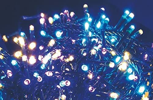 euronatale Lichtblauw/roze LED EST. 300 lichten 9 M+2 kV, zoals foto, uniek
