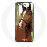 Maniacase Hoesje voor Samsung galaxy S6 edge Quarter Horse Marron paardenrace