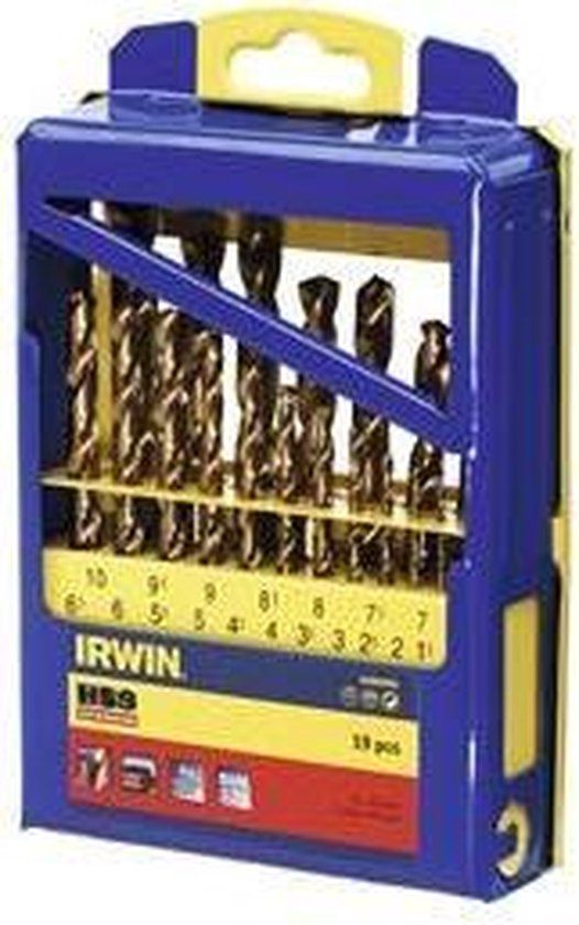 IRWIN HSS Titanium borenset 19-delig - 1,0 - 10,0 mm
