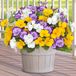 Shenzhen Haorui Industrial Technology Co., Ltd. Fleurs artificielles en bouquet - Résistant aux UV - Soie/Plastique - 37,80 cm - Pour extérieur