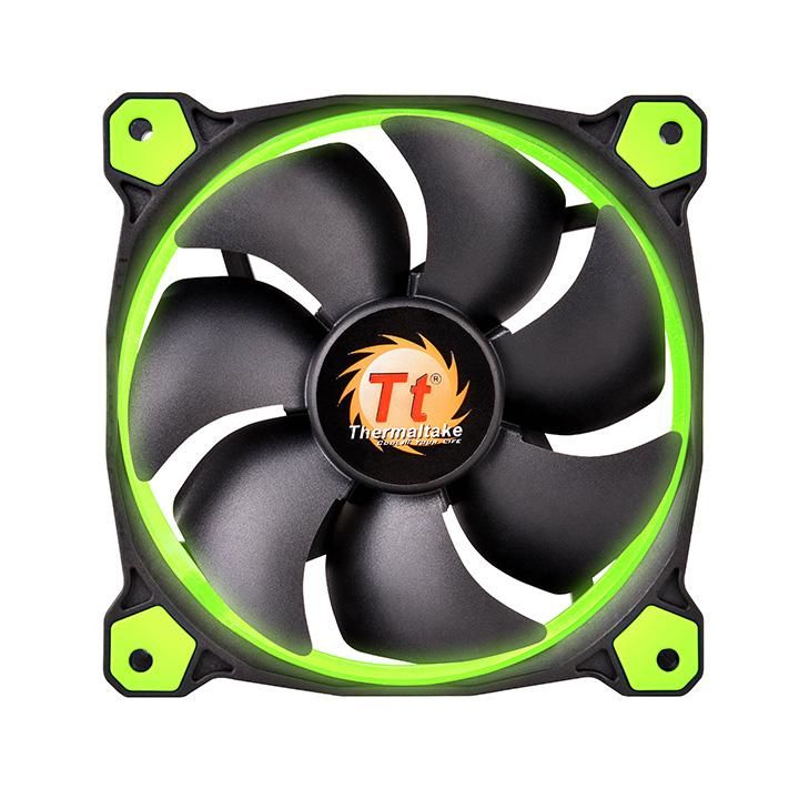 Thermaltake Riing 12 - 12cm Fan - Black/Green
