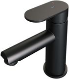 Brauer Black Edition Lage Opbouw Wastafelmengkraan Model C Mat Zwart