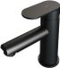 Brauer Black Edition Lage Opbouw Wastafelmengkraan Model C Mat Zwart