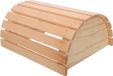 Wan GmbH Abat-jour de sauna - Abat-jour en bois - Éclairage de sauna - Aspect rustique moderne - 27,5 x 22,7 x 12,5 cm - Kaki