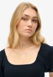 Superdry - Top tissé avec smocks - Femme - Tops