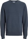 Jack & Jones Heren Trui Katoen Effen Ronde Hals Lange Mouw Regular Fit XXL Turbulence