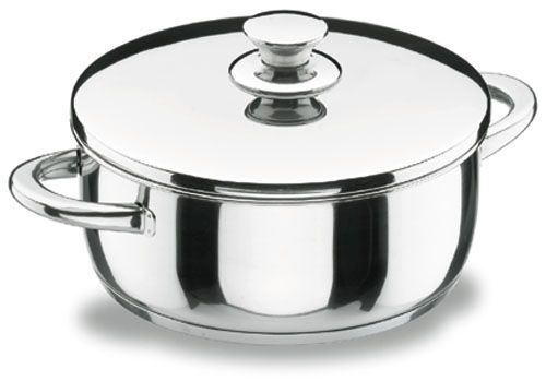 Lacor 40020 Steelpan - 2.5 liter - 20 cm - Zilver