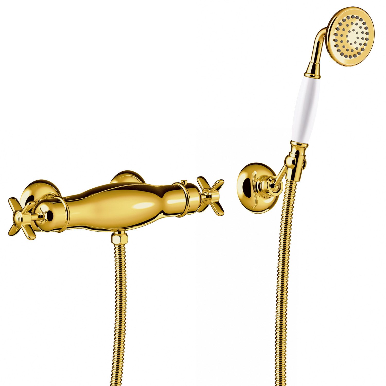 Tres Douchemengkraan tres clasic incl handdouche goud
