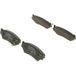 Bosch Bp121 Plaquettes de frein - Avant - ECE-R90 - 1 jeu de 4 plaquettes