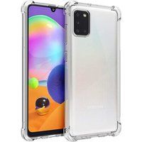 Phonillico® Transparant siliconen schokbestendig hoesje voor Samsung Galaxy A31