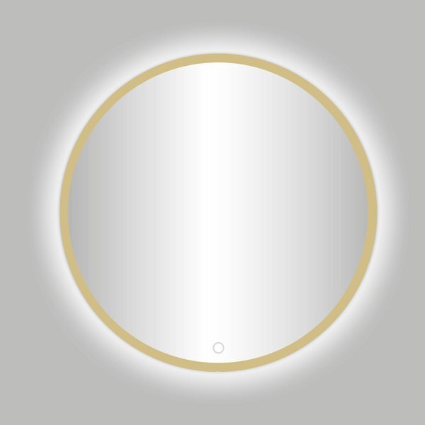 Best Design Nero Venetië 120cm rond met LED verlichting goud mat 4011730