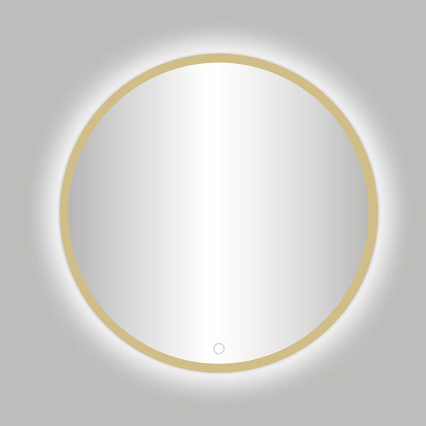 Best Design Nero Venetië - 120cm Rond - LED - Goud Mat - 4011730