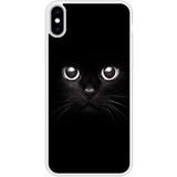 Apple iPhone X Yeux de chat Verstevigd hoesje met sublimatie bedrukking