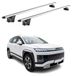 Hyundai Barre de toit pour Hyundai Ioniq 9, années modèles 2025-2026, aluminium, gris, avec certificat ABE