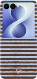 AVY Samsung Galaxy Z Flip 8 Hoesje MagSafe Back Cover Ocean Latte