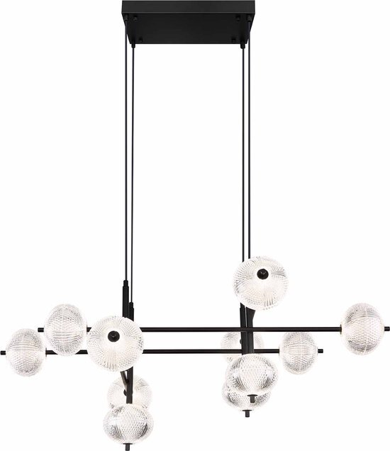 Globo hanglamp Aida - zwart - metaal - 16042-11H