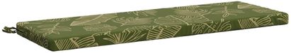 vidaXL Bankkussen SOEST 100% Polyester Blad Design 120 x 40 x 5 cm