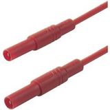 SKS Hirschmann MLS GG 200/2,5 rt Veiligheidsmeetsnoer Banaanstekker 4 mm 2.00 m Rood
