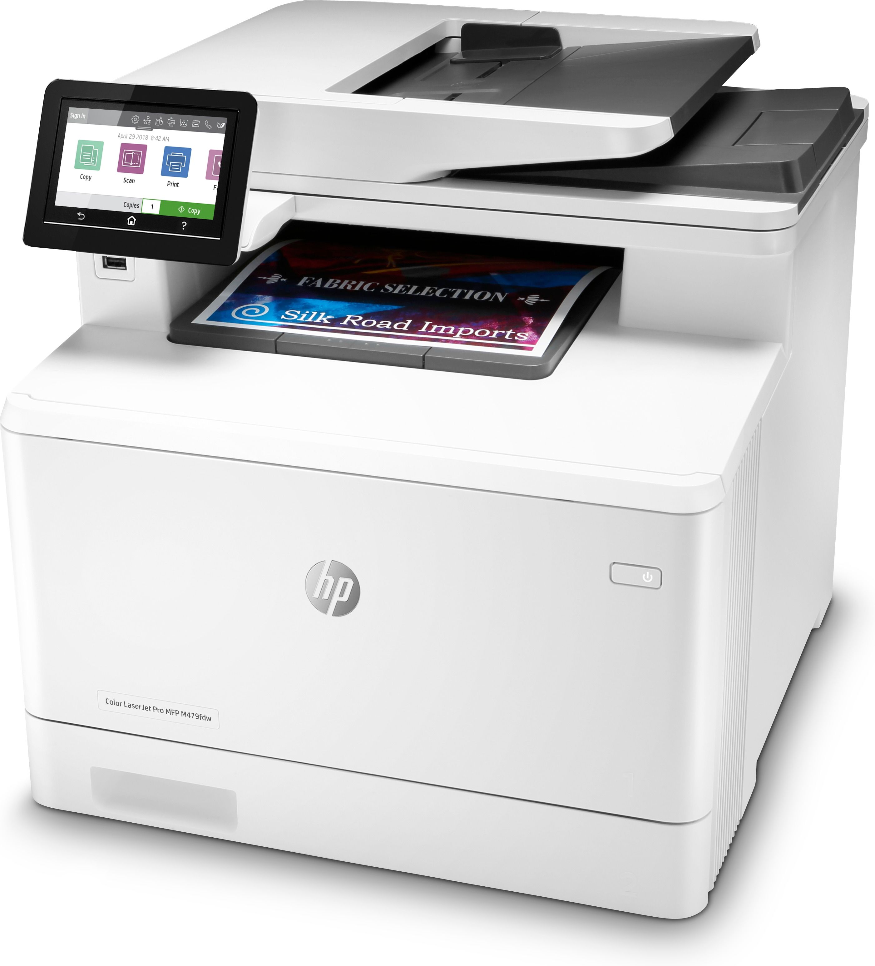 HP Color LaserJet Pro MFP M479fdw - Multifunction Printer - Color - Laser - Duplex - ADF - Wi-Fi - Ethernet