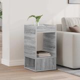 vidaXL Bijzettafel Grijs Sonoma 30 x 30 x 56 cm Bewerkt hout