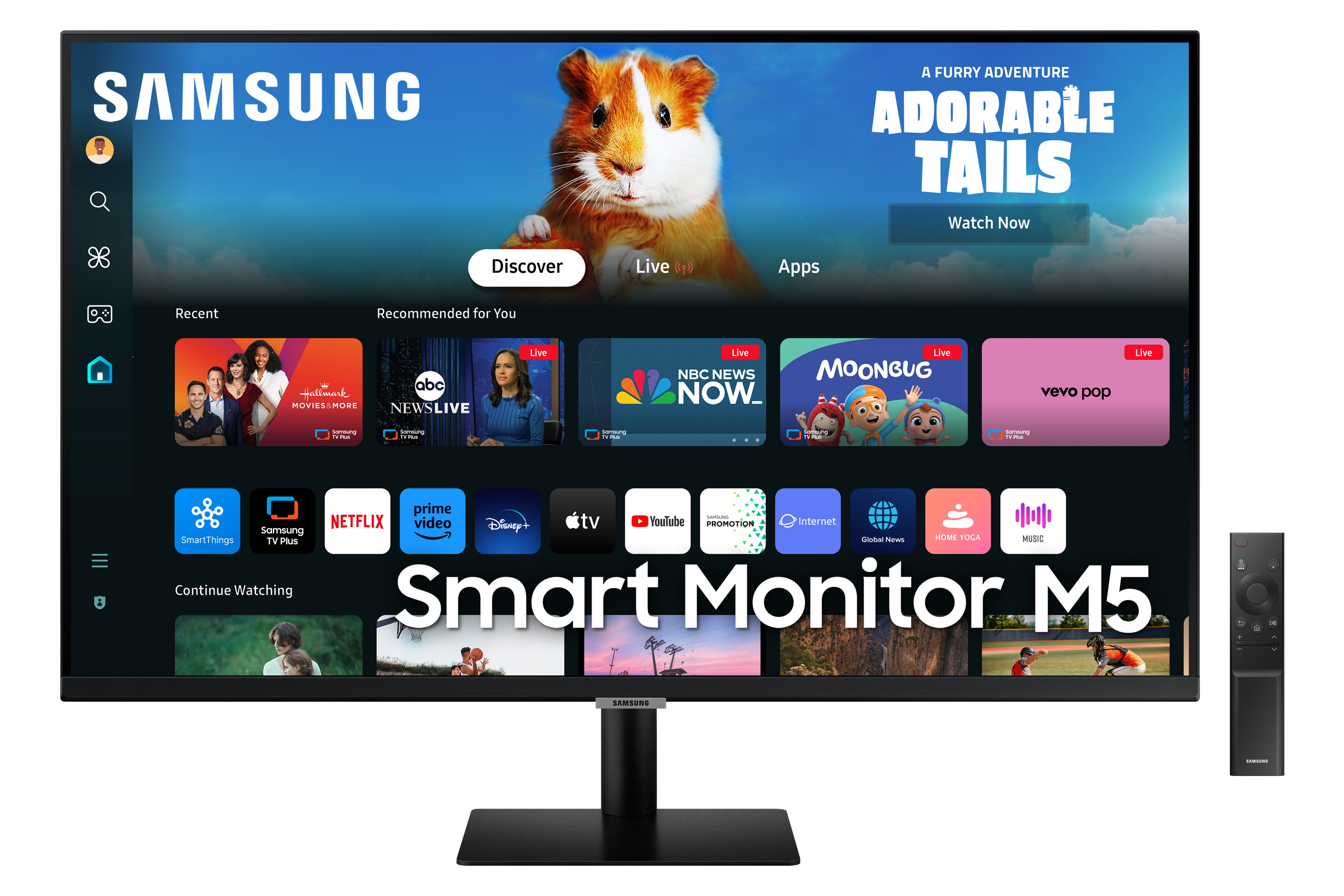 Samsung 27" Smart Monitor M5 - Full HD - VA - HDMI - Tizen