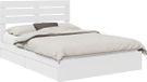 vidaXL Opbergbed met lade en hoofdeinde Wit 160 x 200 cm Bewerkt hout