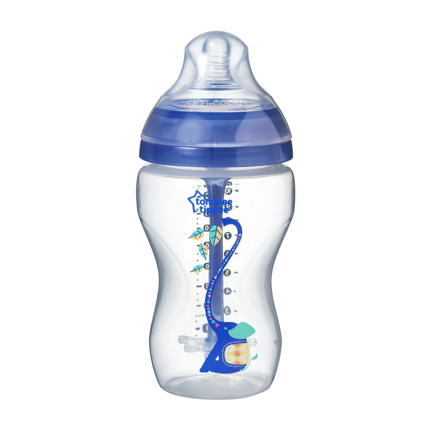 Tommee Tippee Anti-koliek fles 340ml blauw gedecoreerd