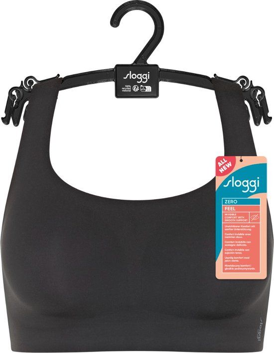 sloggi ZERO Feel 2.0 Top Dames - Zwart - Maat S