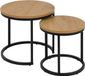 Bendt Flemming Bijzettafel Eiken, Set van 2 stuks