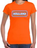 Bellatio Decorations T-shirt voor dames - Holland - Oranje - XXL
