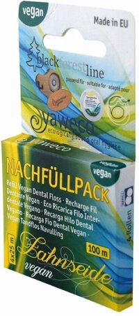 Yaweco Vegan Tandflos Waxed Navulling