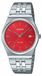 CASIO MTP-B145D herenhorloge, donkerroze, quartz, analoog, roestvrij staal, datumweergave