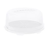 Rotho Fresh gebakstolp Rond Polypropyleen (PP) Transparant, Wit