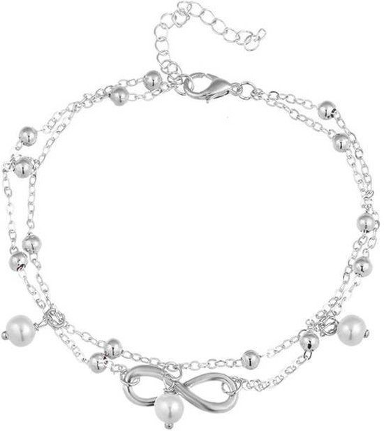 Joboly Infinity enkelbandje - Dames - Zilverkleurig