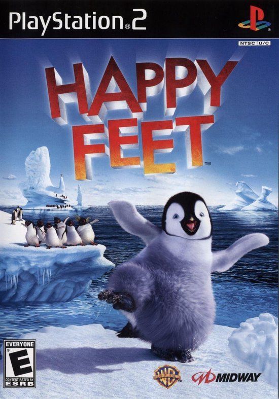 Merkloos Happy Feet PlayStation 2 Actie Standard edition CD-rom PAL Box fr