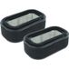 Vhbw 4x Filtre Compatible Avec John Deere 2038r, 2036r Tracteur Tondeuse, Tondeuse Autoportée - 2x Préfiltre, 2x Filtre À Air 19,8 X 11,5 X 7,3 Cm