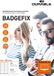 Durable 836302 Zelfklevend naamplaatje Badgefix, 46 x 105 mm, wit, 240 st.