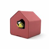 Point-Virgule Vogelhuisje Vintage Maroon
