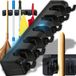 Unyqoos® Support mural avec 5 pinces et 6 crochets pour usage polyvalent