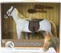 Figurine de cheval avec une crinière à brosser