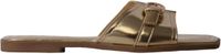Joia Instapmuiltjes Goud Synthetisch Rubber Plateau Hakhoogte 0 - 2 cm Vrouwen Maat 37