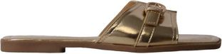 Joia Instapmuiltjes Goud Synthetisch Rubber Plateau Hakhoogte 0 - 2 cm Vrouwen Maat 37
