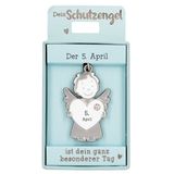 Depesche beschermengel sleutelhanger 05 april - geluksbrenger cadeau