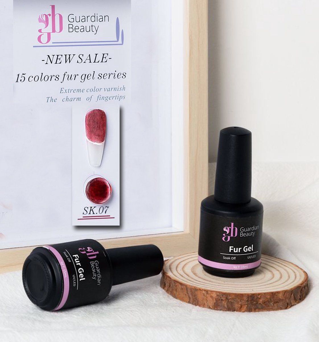 Guardian Beauty Shellak - Fur Gel - Gel Nagellak - Miramer Gelllak #SK07 - 15ml