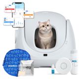 Merkloos Kattenbak Zelfreinigend 70 l Wifi Gezondheidsmonitor Geurbestrijding