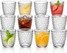 Bormioli Rocco Verres à boire Drops - verres à eau - transparent clair - verre - set 12x pièces - 290 ml