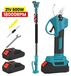 StarTech Elektrische snoeischaar - 2 m telescoopsteel - snijcapaciteit 25 mm - werkt op accu - compatibel met 18-V accu's - accu meegeleverd
