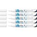 Schneider Paint-It Acrylstiften (met 2 mm ronde punt, hoogdekkende acrylverf voor hout, canvas, steen en nog veel meer), 5-pack, wit